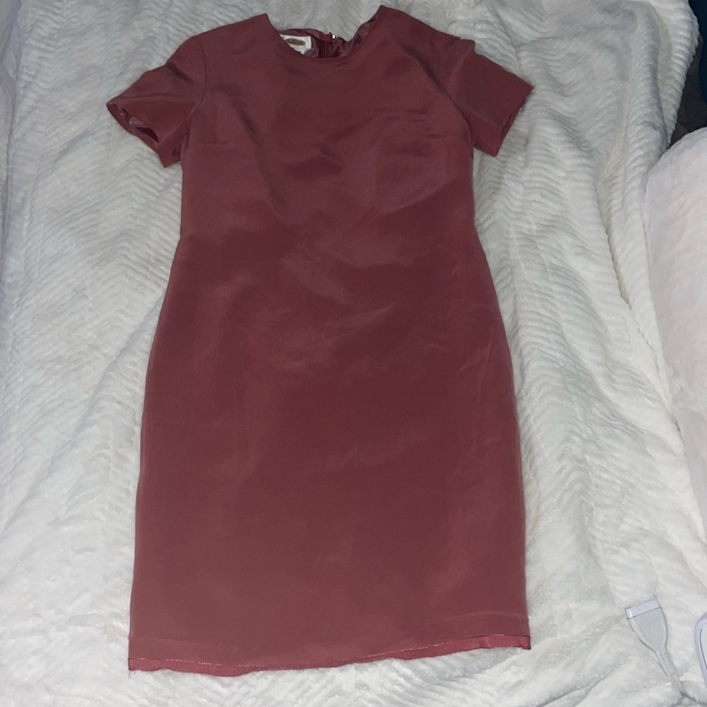 Muted pink Talbots dress Size 6